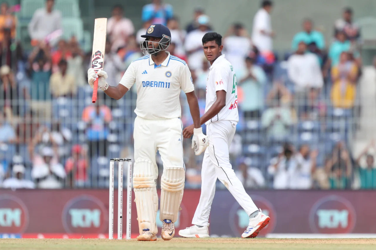 Centurion Ashwin, Jadeja revive India after Hasan’s four-fer on Day 1